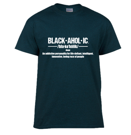Blackaholic Definition Tee Men Midnight