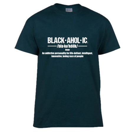 Blackaholic Definition Tee Boys Midnight My Store