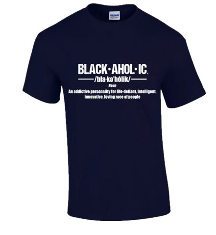 Blackaholic Definition Tee Boys Navy My Store