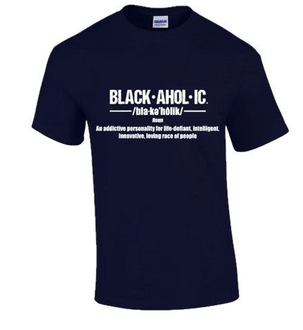 Blackaholic Definition Tee Boys Navy My Store