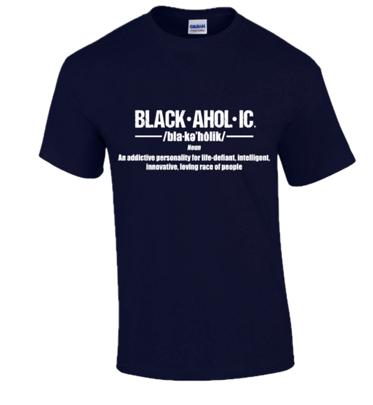 Blackaholic Definition Tee Men Navy