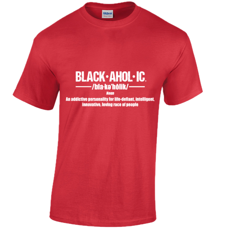Blackaholic Definition Tee Men Red