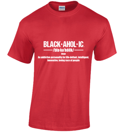 Blackaholic Definition Tee Men Red