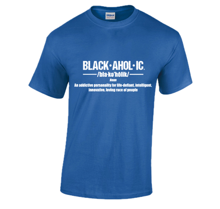 Blackaholic Definition Tee Boys Royal
