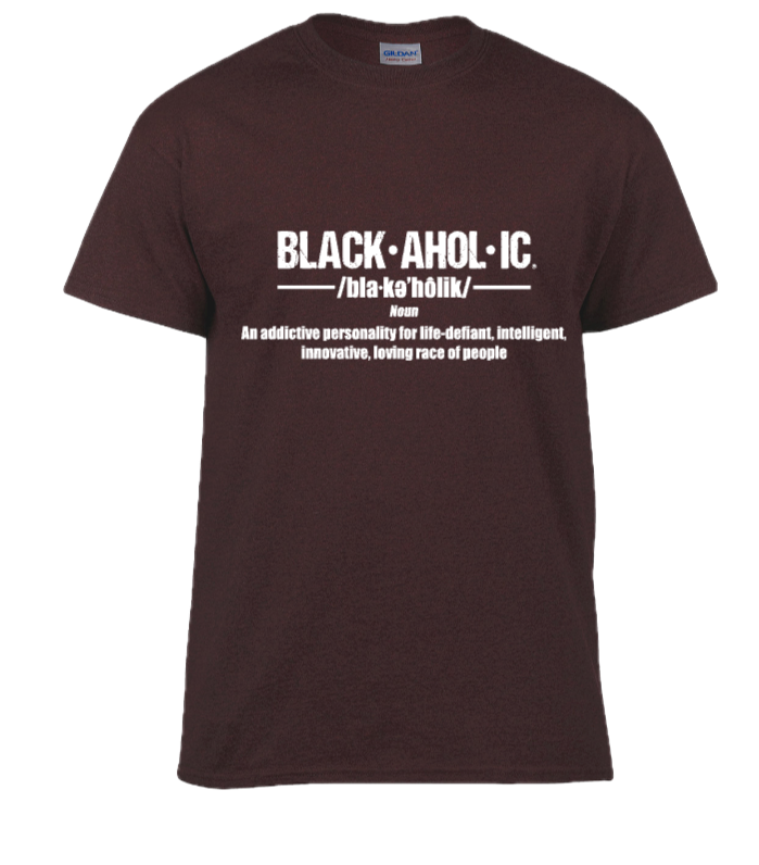 Blackaholic Definition Tee Men Russet