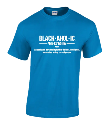 Blackaholic Definition Tee Boys Sapphire My Store
