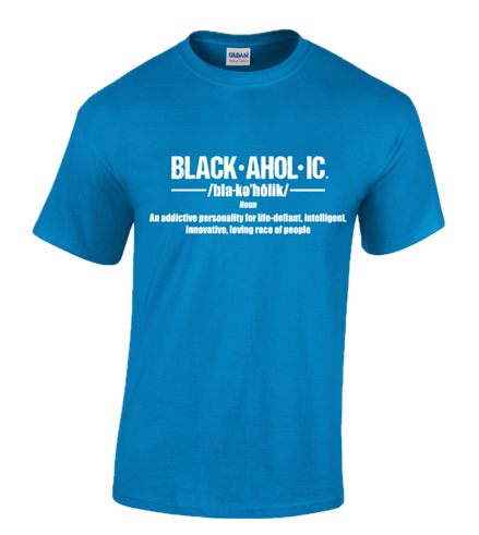 Blackaholic Definition Tee Boys Sapphire