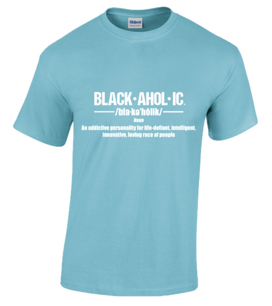 Blackaholic Definition Tee Men  Sky Blue