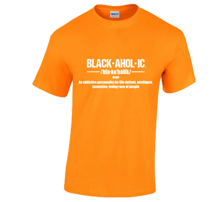 Blackaholic Definition Tee Girls Tennessee Orange My Store