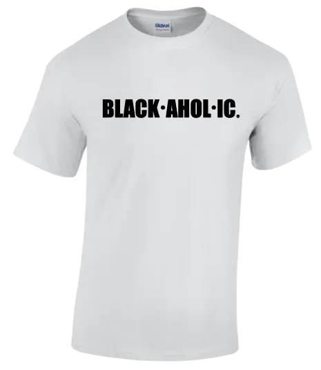 Blackaholic Tee Girls White My Store