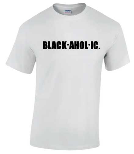 Blackaholic Tee Girls White My Store