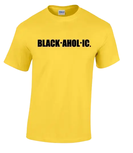Blackaholic Tee Girls Yellow My Store
