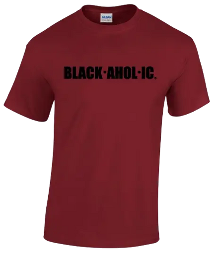 Blackaholic Tee Boys Garnet My Store