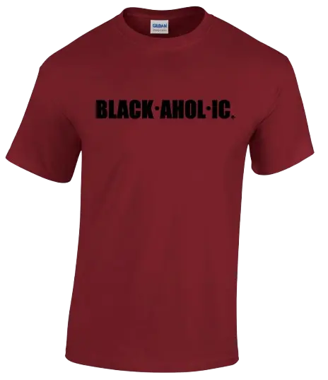 Blackaholic Tee Women Garnet My Store