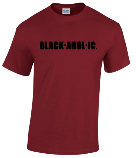 Blackaholic Tee Men Garnet