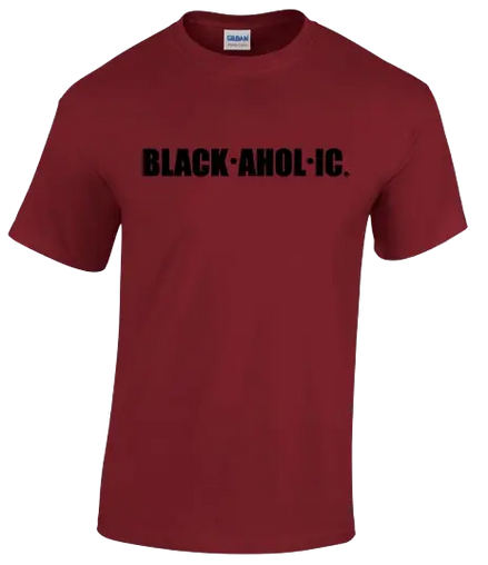 Blackaholic Tee Girls Garnet My Store