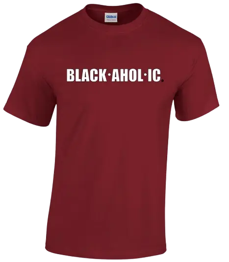 Blackaholic Tee Boys Garnet My Store