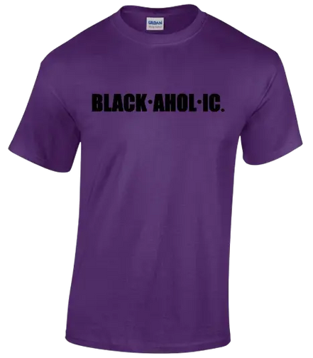Blackaholic Tee Men Purple My Store