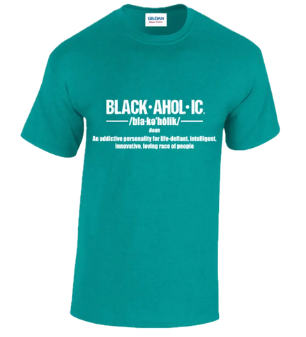 Blackaholic Definition Tee Boys Antique Jade My Store